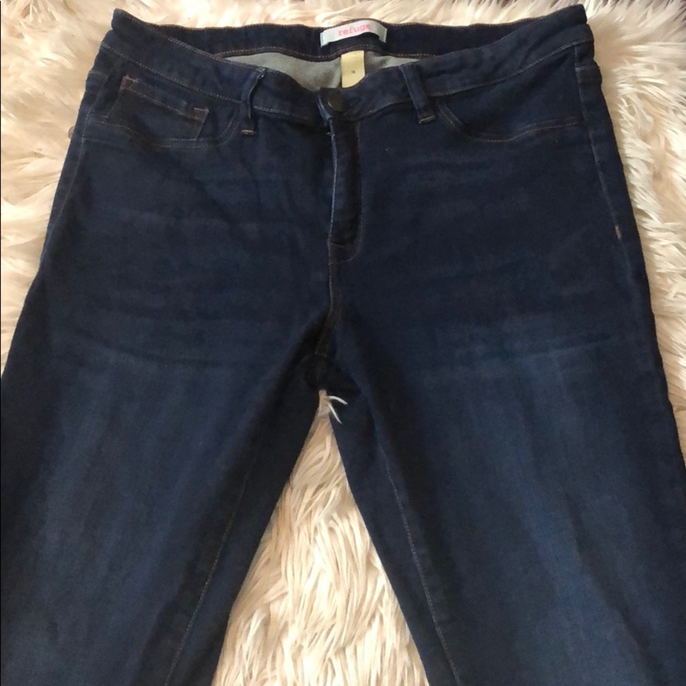 Charlotte Russe size 14 blue jean high waist
